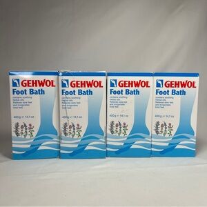 Bundle lot of 4 pack x foot bath new in box